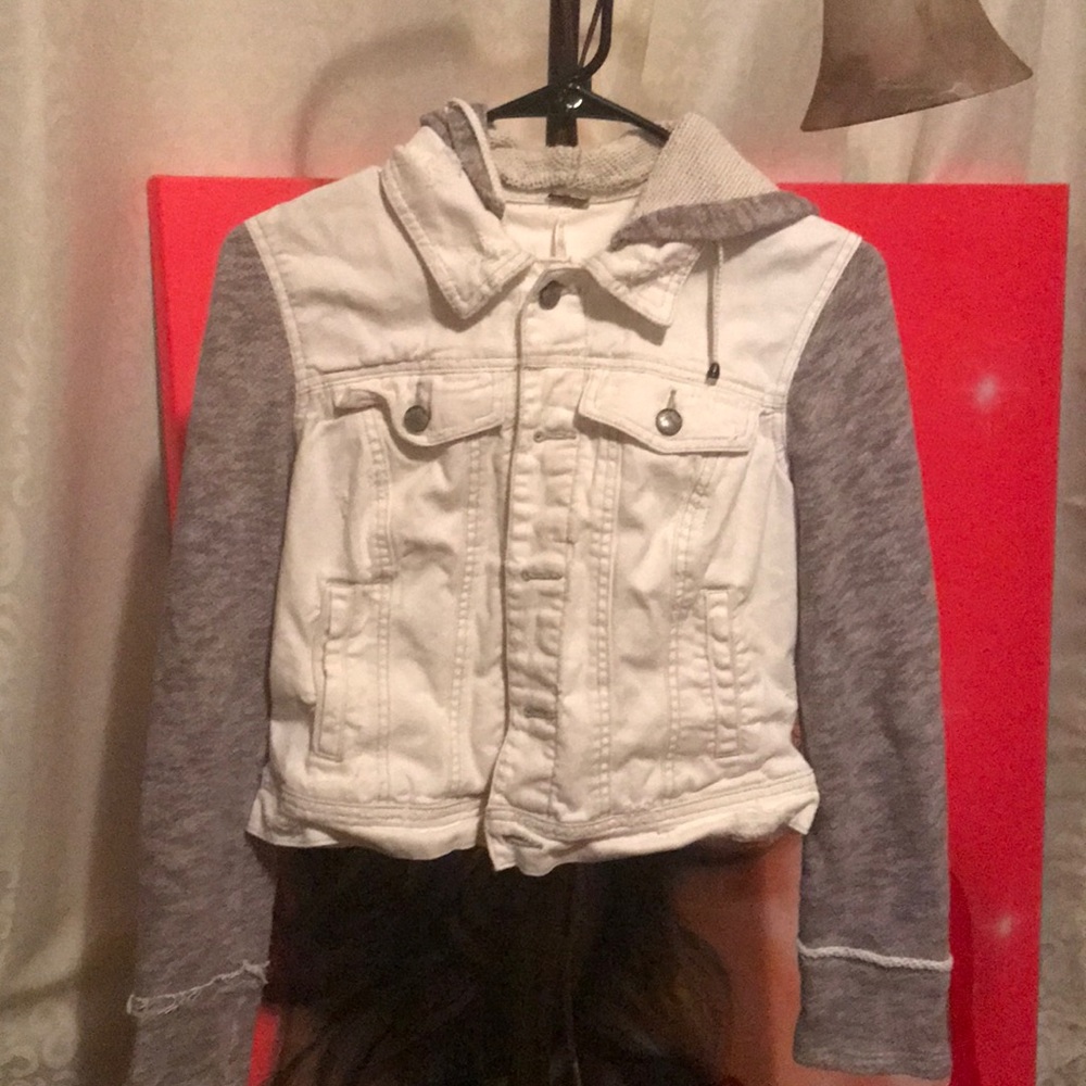 Hoodie jean jacket